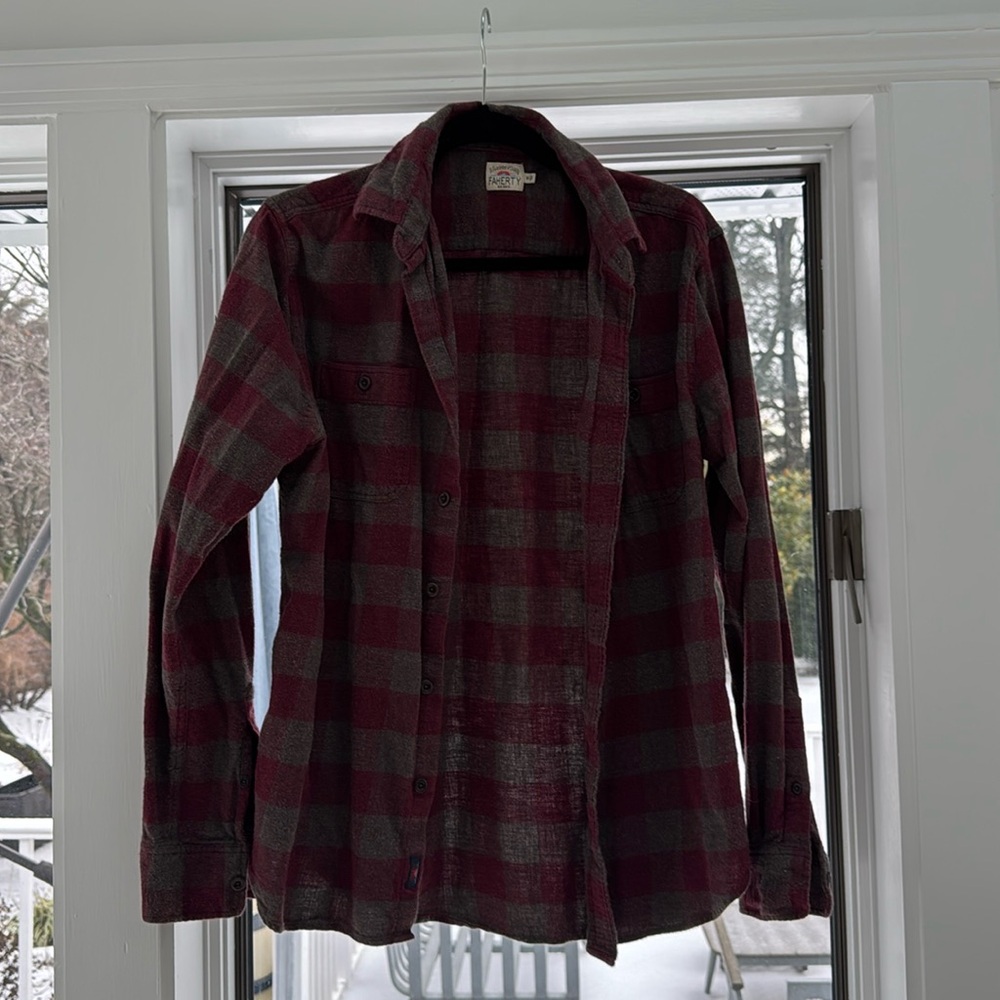 Faherty flannel shirt. Like new